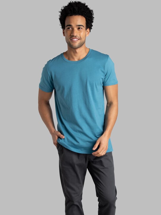 Men's Crafted Comfort Artisan Tee™ Crew T-Shirt Neptune Blue