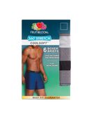 Men's 360 Stretch Coolsoft Assorted Boxer Brief, 6 Pack 