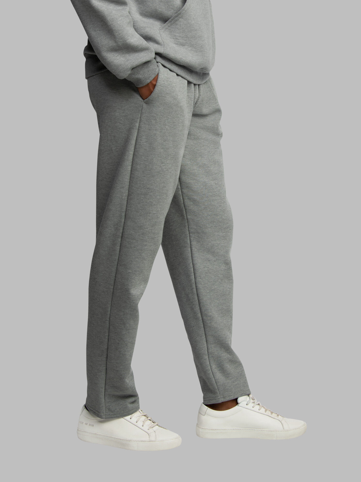 Men's open bottom sweatpants with pockets online