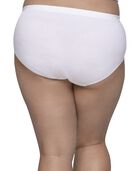Women's Plus Size Fit for Me® by Fruit of the Loom® Flexible Fit Brief Panty, 6 Pack Assorted