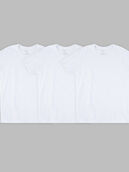 Men's Crafted Comfort Crew T-Shirt, White 3 Pack White