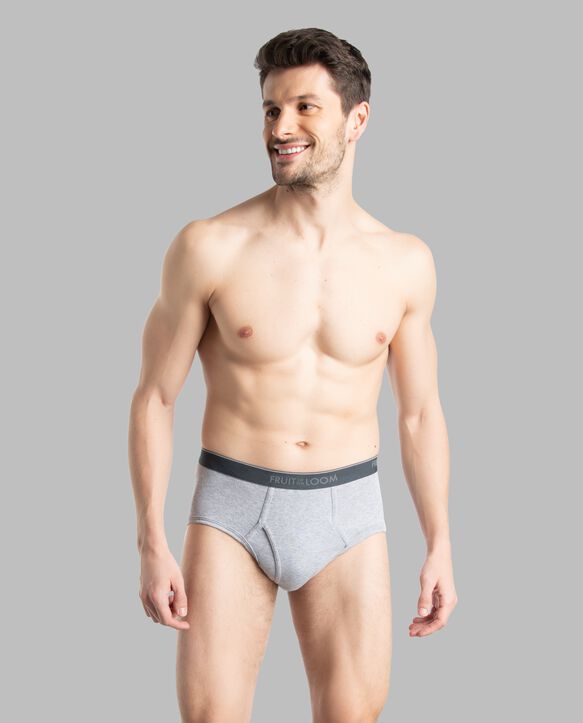 Men's Mid Rise Briefs, Assorted 3 Pack Assorted
