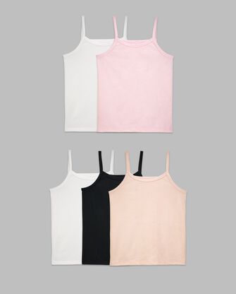 Girls' Spin Cami, Assorted 5 Pack 