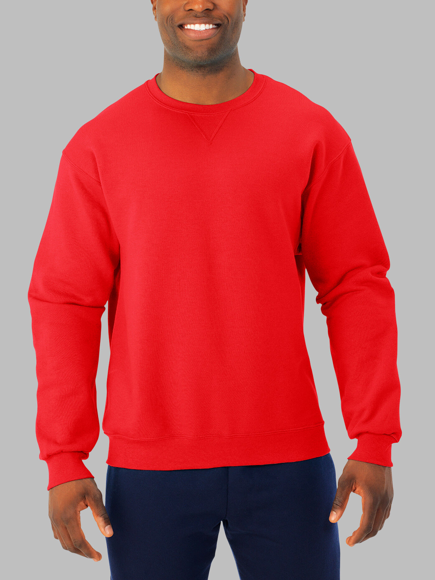 Fruit of the loom men's fleece crew sweatshirt online