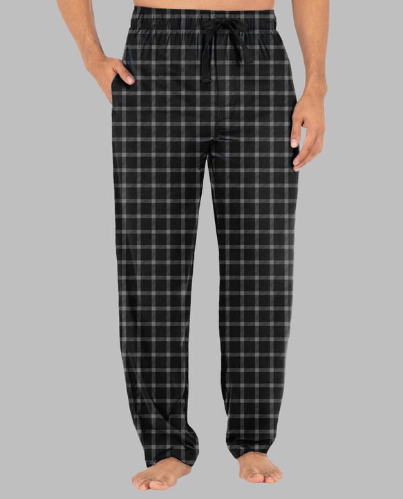 XFLWAM Mens Pajamas Plaid Pajama Pants Sleep Long Lounge Pant with