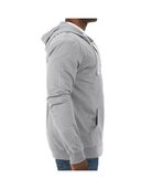Big Men's Soft Jersey Full Zip Hooded Jacket, 1 Pack Athletic Heather