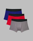 Men's Breathable Micro-Mesh Short Leg Boxer Briefs, Assorted 3 Pack Assorted