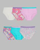 Toddler Girls' Cotton Brief Underwear, Assorted 6 Pack Assorted