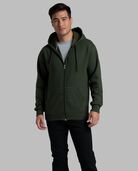 Eversoft® Fleece Full Zip Hoodie Sweatshirt Duffle Bag Green