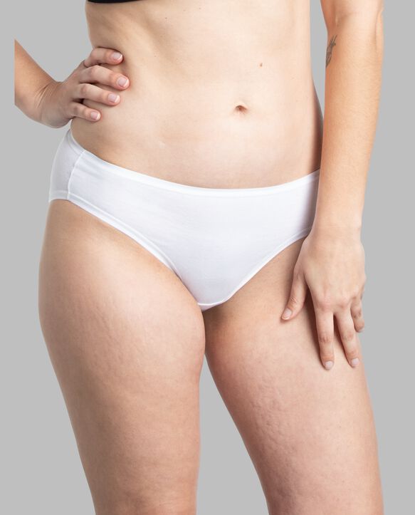 Women's 360 Stretch Microfiber Bikini Panty, Assorted 6 Pack ASSORTED