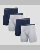 BVD® Men's Boxer Briefs, Assorted 4 Pack ASST