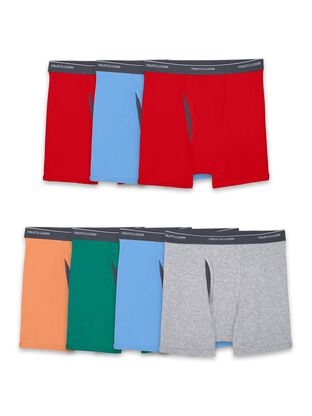 Boys' EverSoft CoolZone Assorted Boxer Brief, 7 Pack 