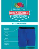 Boys' Breathable Cotton Boxer Briefs, 10 Pack ASSORTED