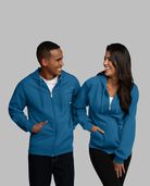 Eversoft® Fleece Full Zip Hoodie Sweatshirt, 1 Pack Blue