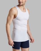 Men's Premium A-Shirt, White 4 Pack WHITE ICE