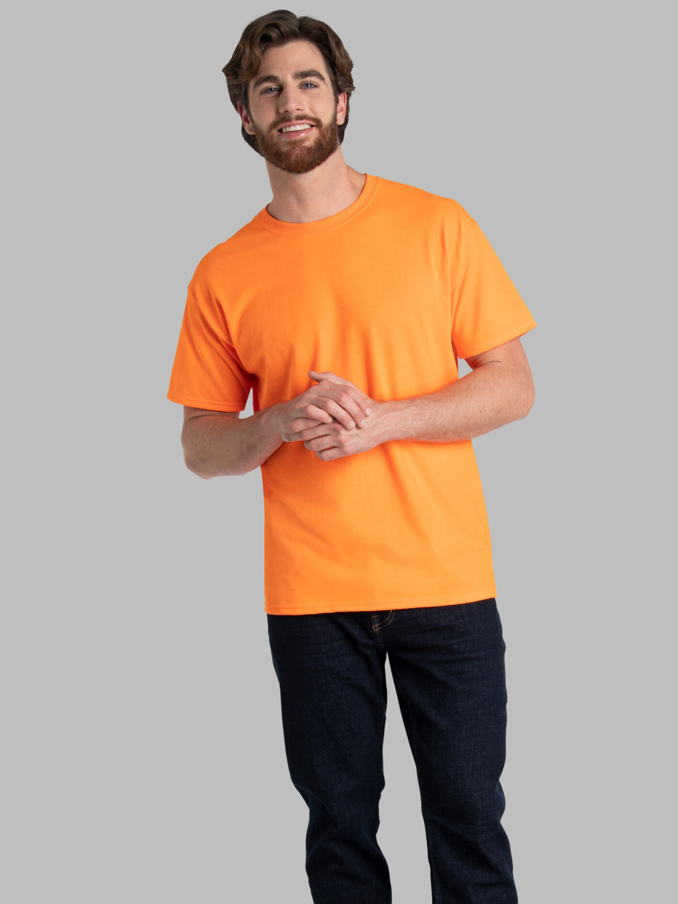 Men sEversoft Short Sleeve Crew T Shirt 2 Pack