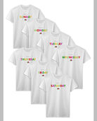 Fruit of the Loom Days of the Week T-Shirts FRUITDAYS