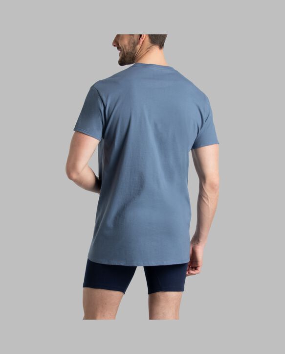 Men’s Short Sleeve Pocket T-Shirt, Assorted 6 Pack Assorted