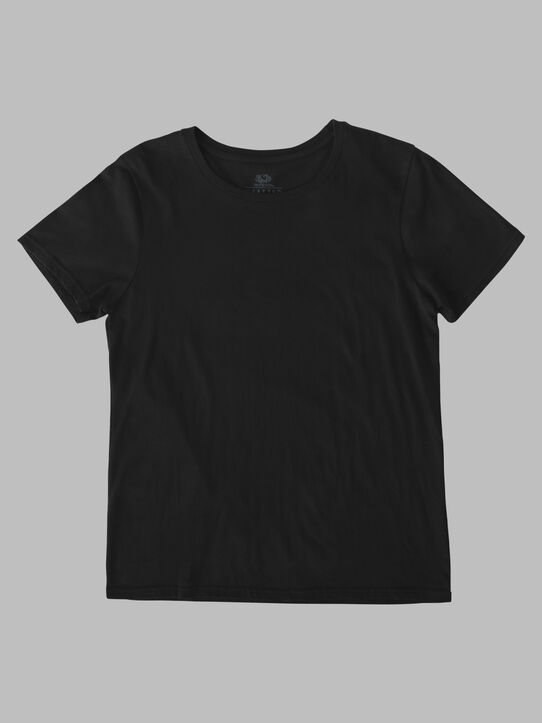 Women's Crafted Comfort Artisan Tee™ Crew T-Shirt Black Ink