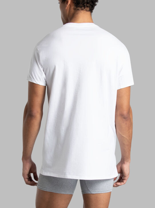 Men's CoolZone® Crew Undershirts, White 6 Pack