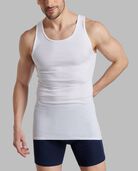 Men's Premium A-Shirt, White 4 Pack WHITE ICE