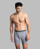Men's Eversoft®  CoolZone® Fly Stripe and Solid Boxer Briefs, 5 Pack ASSORTED