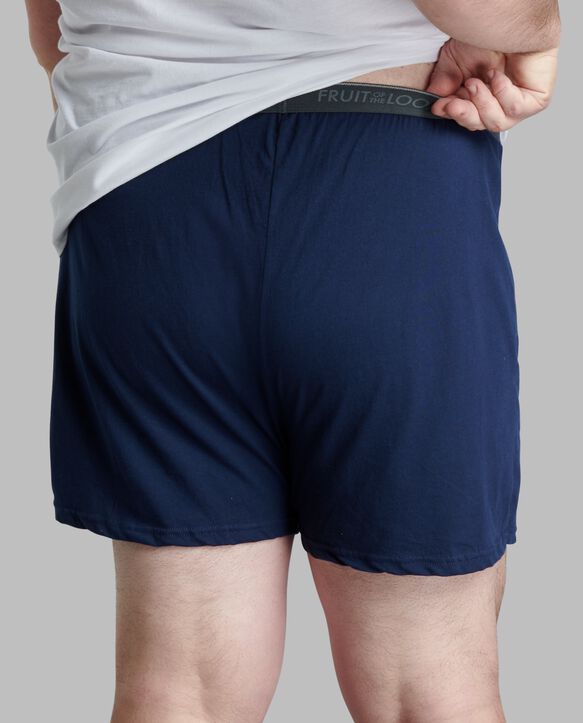 Big Men's Knit Boxers, Assorted 6 Pack Assorted