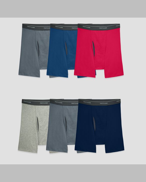 Men's CoolZone® Boxer Briefs, Assorted 5+1 Bonus Pack ASST