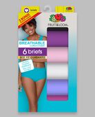 Women's Breathable Cotton Mesh Brief Panty, Assorted 8 Pack Assorted