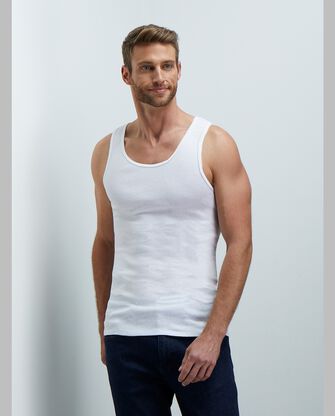 BVD Men's White Cotton A-Shirt, 5 Pack 