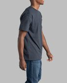 Men’s Eversoft® Short Sleeve Crew T-Shirt, Extended Sizes 2 Pack BLACK HEATHER