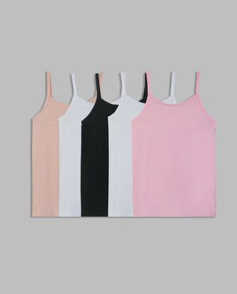 Girls' Cami, Assorted 5 Pack 