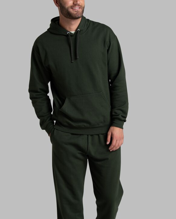 Eversoft® Fleece Pullover Hoodie Sweatshirt Duffle Bag Green