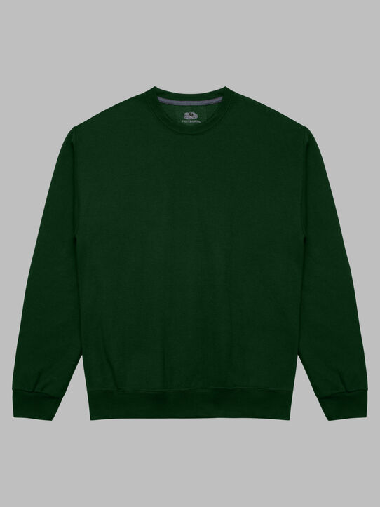 EverSoft®  Fleece Crew Sweatshirt Duffle Bag Green