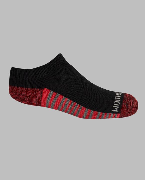 Boys' Cushioned No Show Socks, 10 Pack