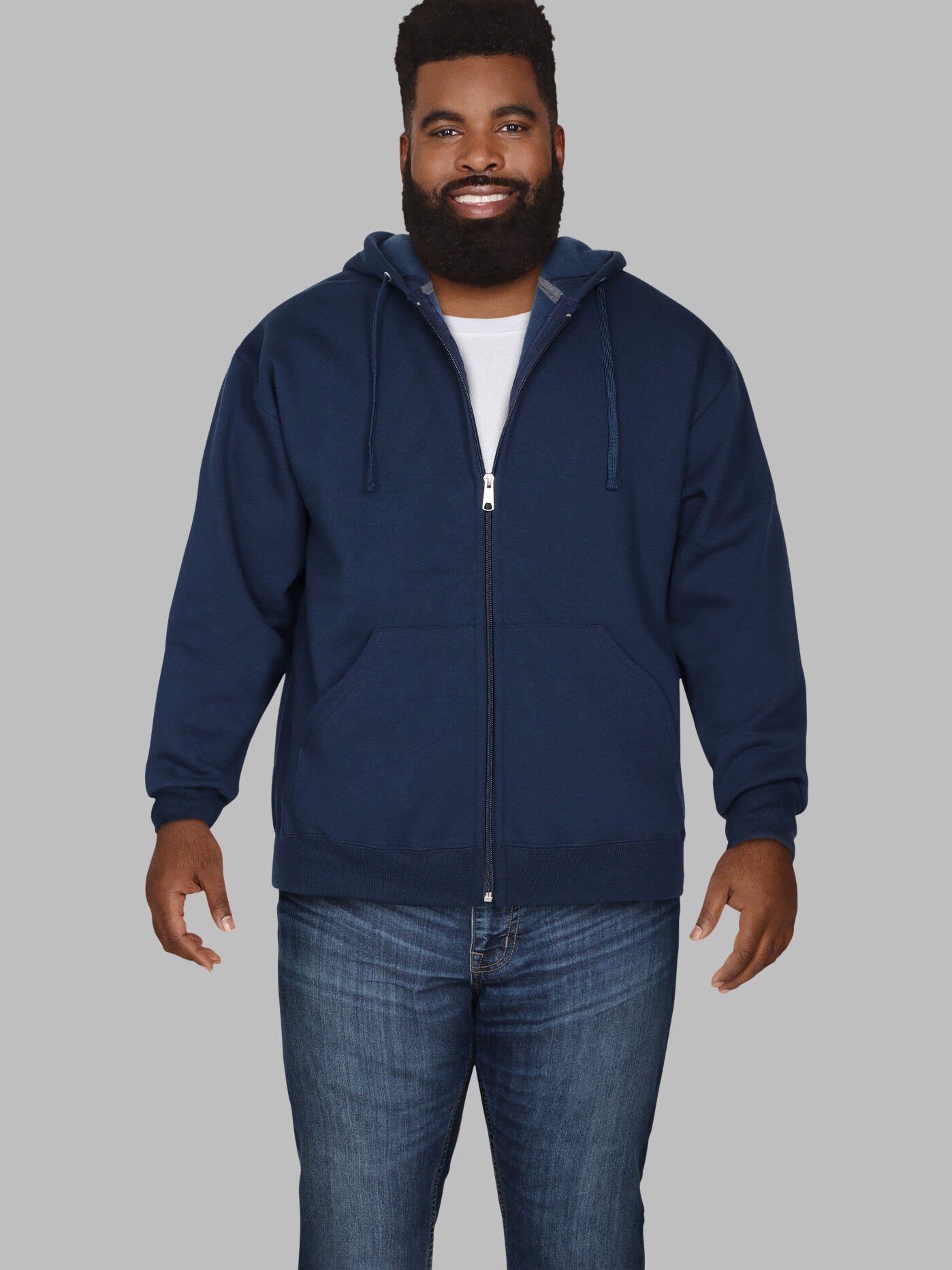 Full zip sweatshirt mens clearance