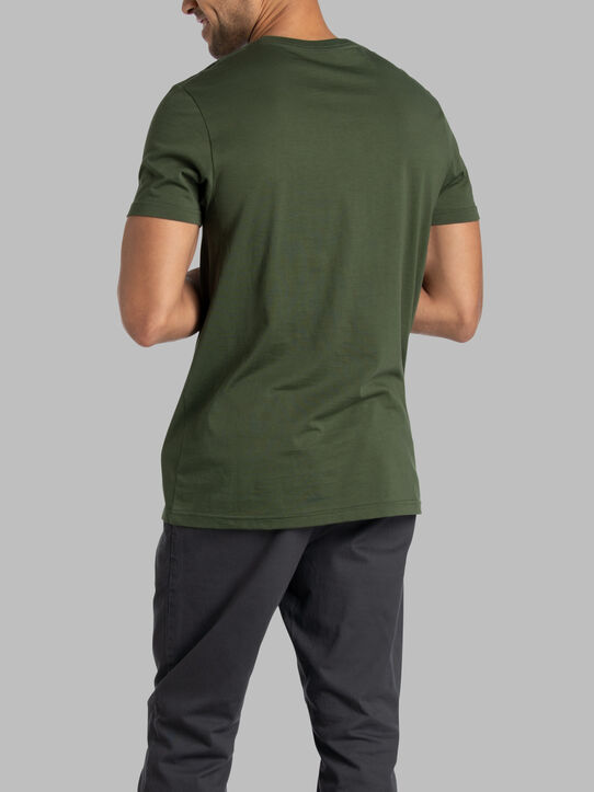 Men's Crafted Comfort Artisan Tee™ Crew T-Shirt Military Green