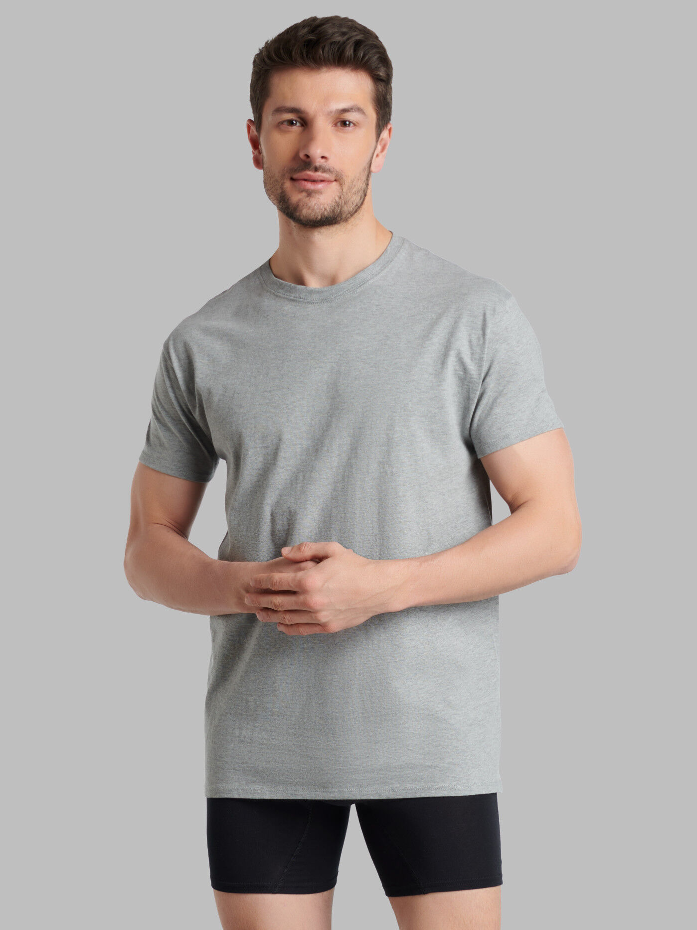 Men s Short Sleeve Crew T Shirt Assorted 6 Pack