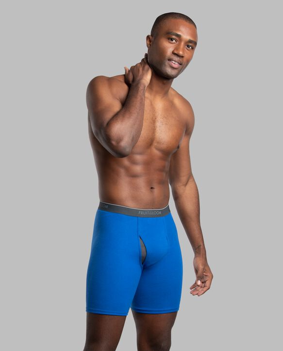 Men's CoolZone® Fly Long Leg Boxer Briefs, Assorted 7 Pack Assorted