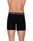 Men's Breathable Performance Cool Cotton Assorted Boxer Briefs Extended Sizes, 3 Pack ASSORTED