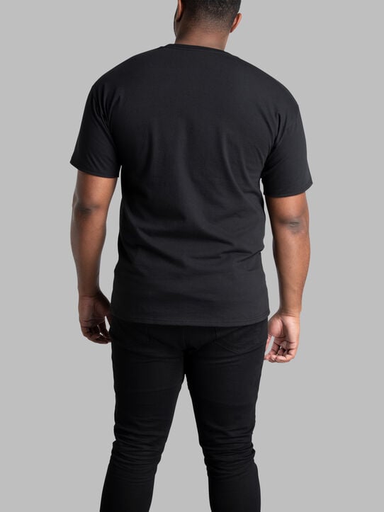Tall Men's Eversoft®  Short Sleeve Pocket T-Shirt BLACKINK