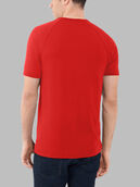 Men's Short Sleeve EverLight™ Raglan T-Shirt, 2 Pack True Red