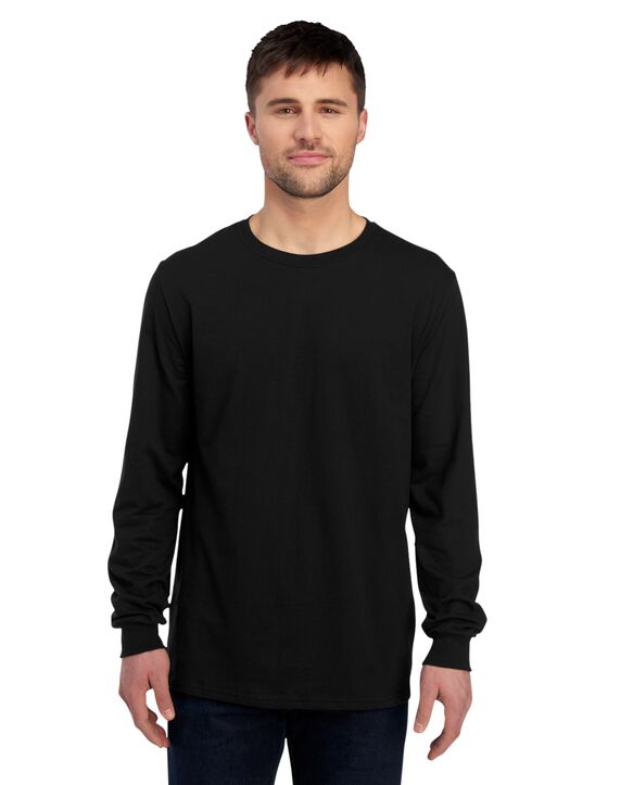 ICONIC Unisex Long-⁠Sleeve T-⁠Shirt Black