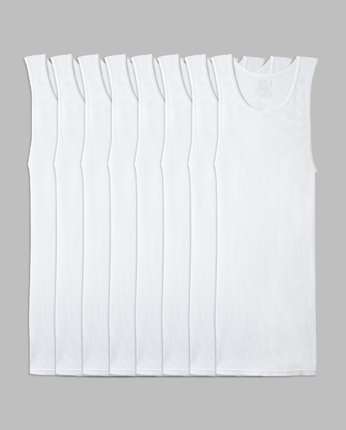 Boys' Cotton A-Shirt, White 5+3 Bonus Pack White