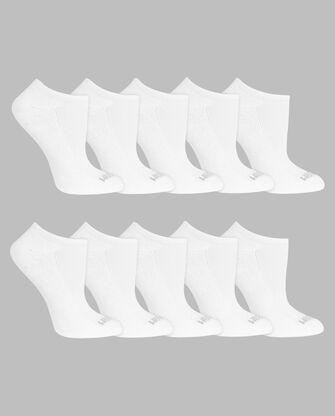Women's Everyday Soft Cushioned No Show Socks, 10 Pack 