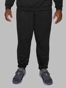 Big Men's Eversoft®  Fleece Elastic Bottom Sweatpants Black