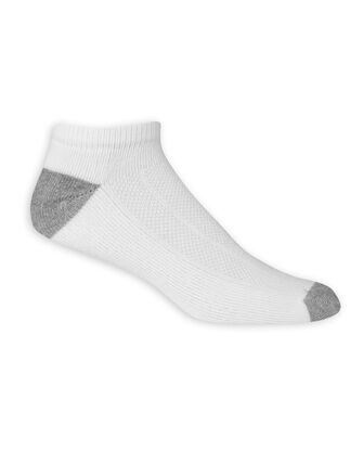 Men's Breathable Cotton No Show Socks, 6 Pack, Size 6-12 