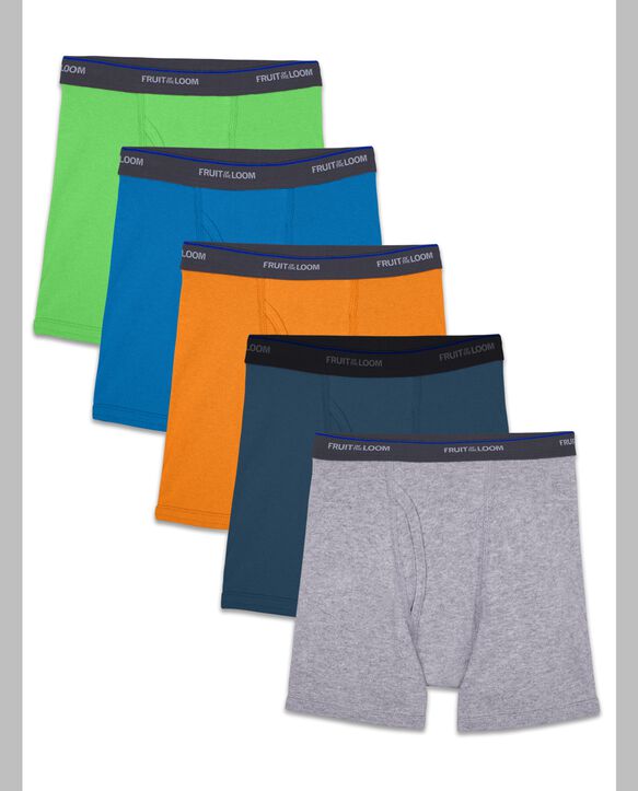 Toddler Boys' Boxer Briefs, Assorted 5 Pack ASSORTED