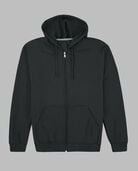 EverSoft Fleece Full Zip Hoodie Jacket, 1 Pack Black Heather