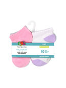 Baby Girls' Beyondsoft® Breathable Socks, Heart 10 Pack ASSORTED